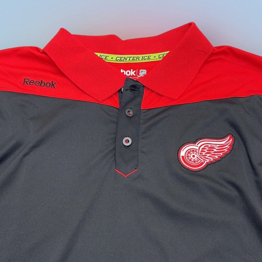 DETROIT RED WINGS Center Ice Men’s XL Polo Shirt